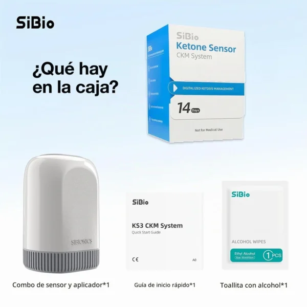 Monitor Continuo de Glucosa Sibionics KS3