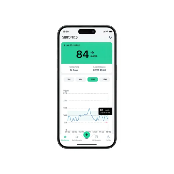 Monitor Continuo de Glucosa Sibionics GS1