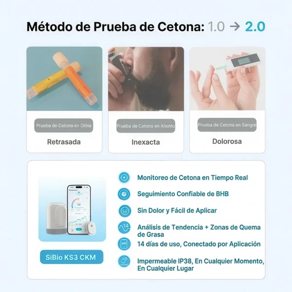 Monitor Continuo de Glucosa Sibionics KS3