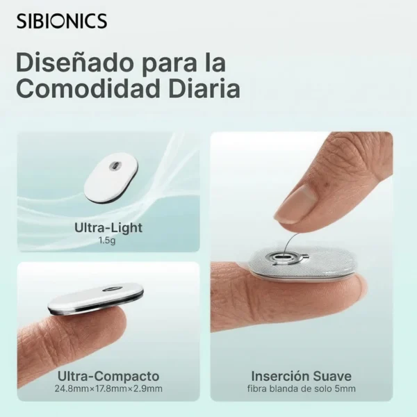 Monitor Continuo de Glucosa Sibionics GS3