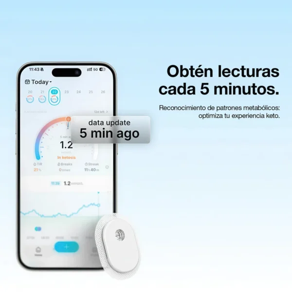 Monitor Continuo de Glucosa Sibionics KS3
