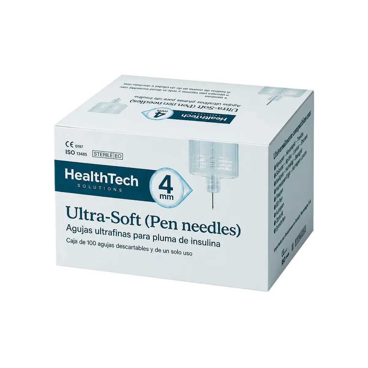 Jeringas ultrasoft HealthTec 4 mm