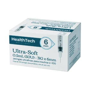 Jeringas ultrasoft HealthTec 6 mm