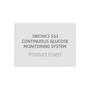 Monitor Continuo de Glucosa Sibionics GS3