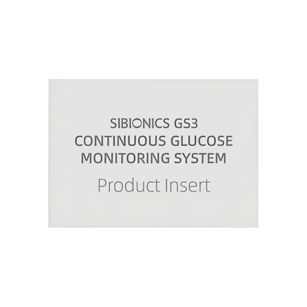 Monitor Continuo de Glucosa Sibionics GS3