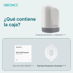 Monitor Continuo de Glucosa Sibionics GS3